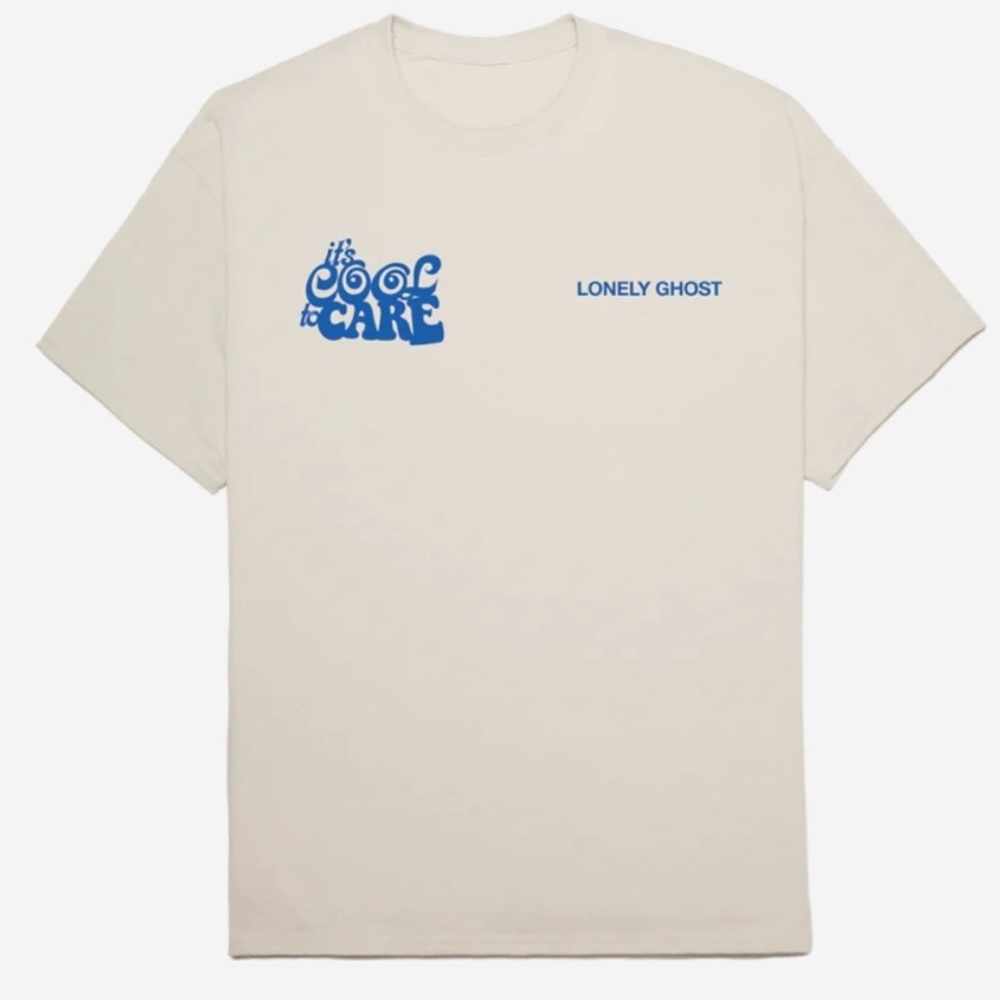 NWOT Lonely Ghost Cool to Care Shirt